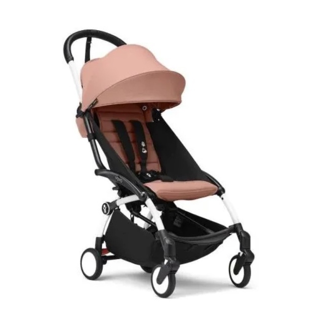 Прогулочная коляска Stokke Yoyo 3 Ginger шасси белый