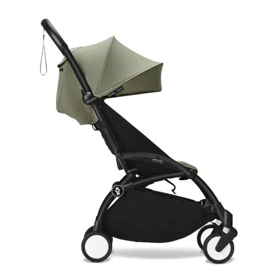 Прогулочная коляска Stokke Yoyo 3 Olive шасси черный - 1