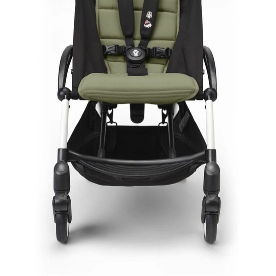 Коляска 2 в 1 Stokke YoYo³ Newborn pack Olive белая рама - 4