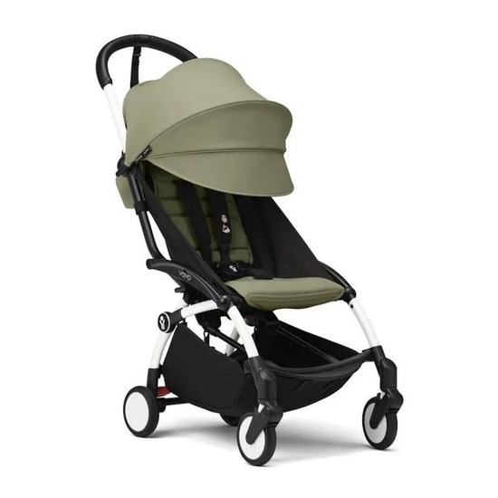 Прогулочная коляска Stokke Yoyo 3 Olive шасси белый - 1