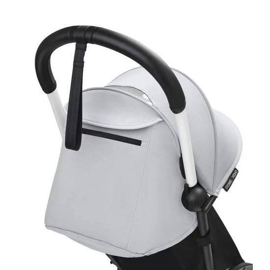 Коляска 2 в 1 Stokke YoYo³ Newborn pack Stone белая рама - 5