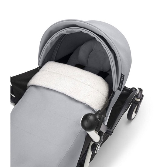 Коляска 2 в 1 Stokke YoYo³ Newborn pack Stone чёрная рама - 6