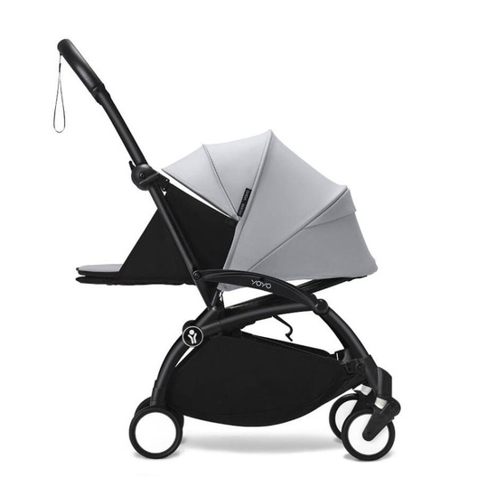 Коляска 2 в 1 Stokke YoYo³ Newborn pack Stone чёрная рама - 3