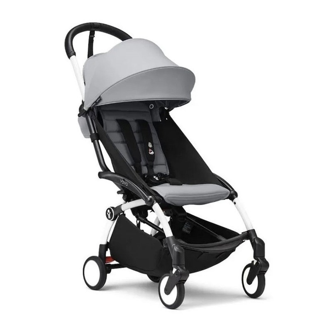 Прогулочная коляска Stokke Yoyo 3 Stone шасси белый