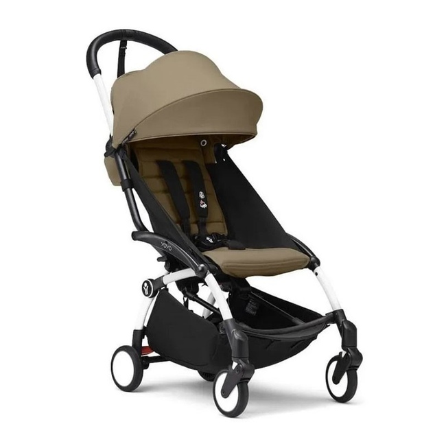 Прогулочная коляска Stokke Yoyo 3 Toffee шасси белый