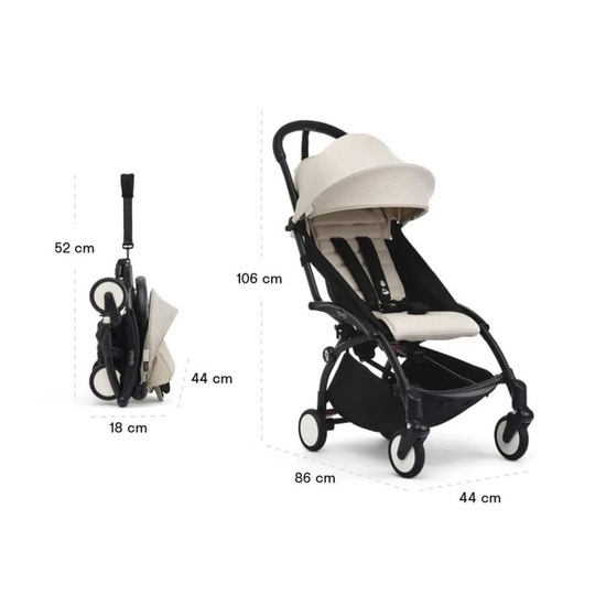 Прогулочная коляска Stokke Yoyo 3 Bonpoint шасси черный - 1
