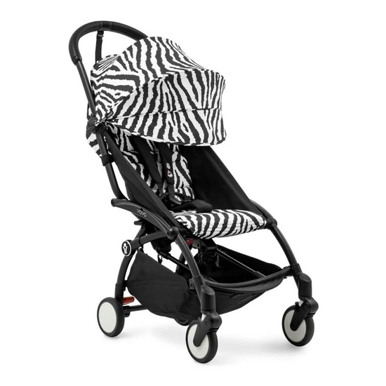 Прогулочная коляска Stokke Yoyo 3 Zebra шасси черный - 1