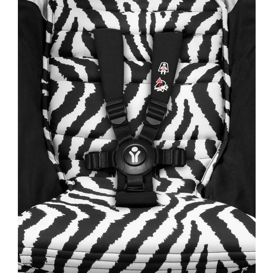 Прогулочная коляска Stokke Yoyo 3 Zebra шасси черный - 7