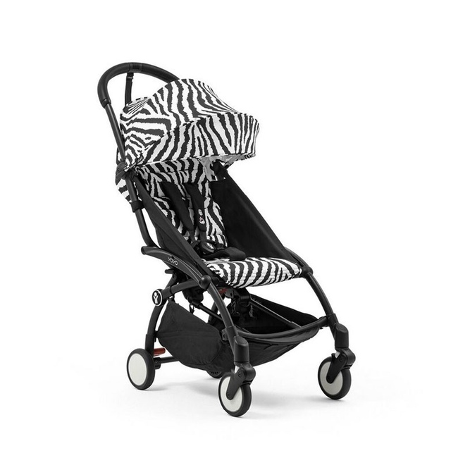 Прогулочная коляска Stokke Yoyo 3 Zebra шасси черный