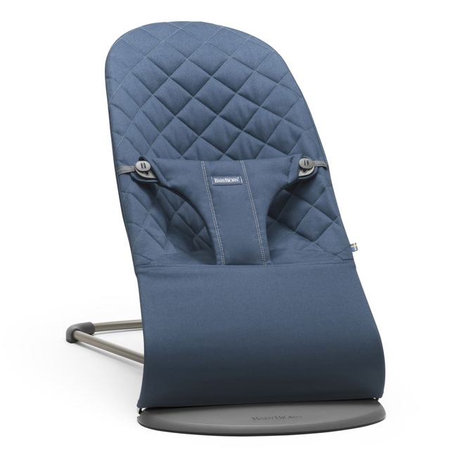 Шезлонг BabyBjorn bliss Cotton, Синий