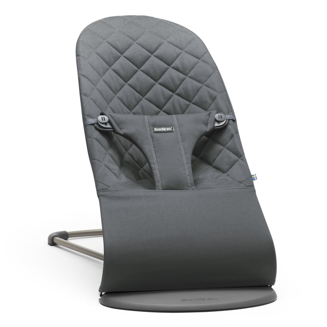 Шезлонг BabyBjorn bliss Cotton, Антрацит
