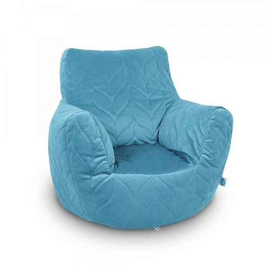 Кресло мягкое Ceba Baby со спинкой niebieska