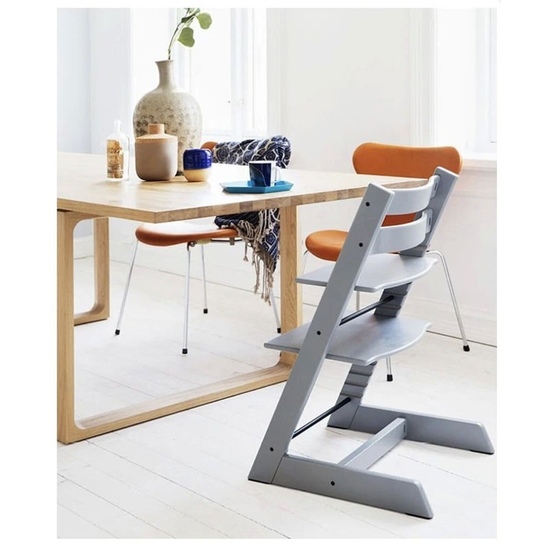 Растущий стульчик Stokke Tripp Trapp из бука Storm Grey - 4