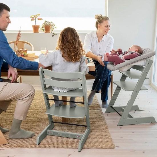 Растущий стульчик Stokke Tripp Trapp из бука Glacier Green - 6
