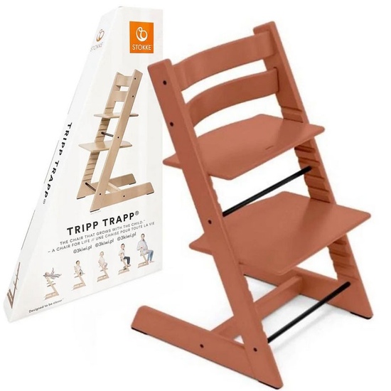 Растущий стульчик Stokke Tripp Trapp из бука Terracotta - 6