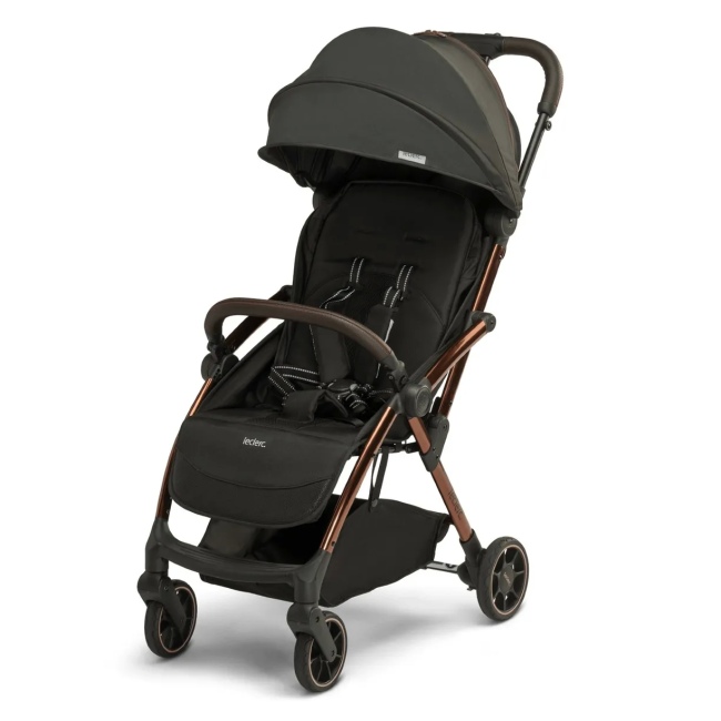 Коляска прогулочная leclerc Influencer Black Brown, Черный