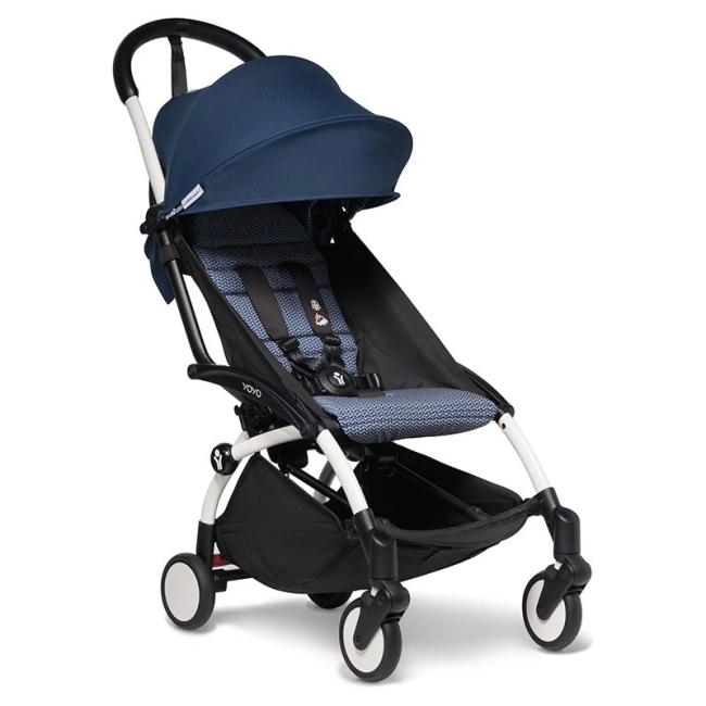 Прогулочная коляска BABYZEN Yoyo2 6+, Air France/белая рама, цвет шасси: белый