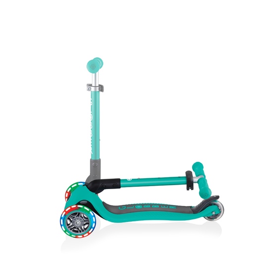 Самокат GLOBBER JUNIOR FOLDABLE LIGHTS Изумрудный - 3