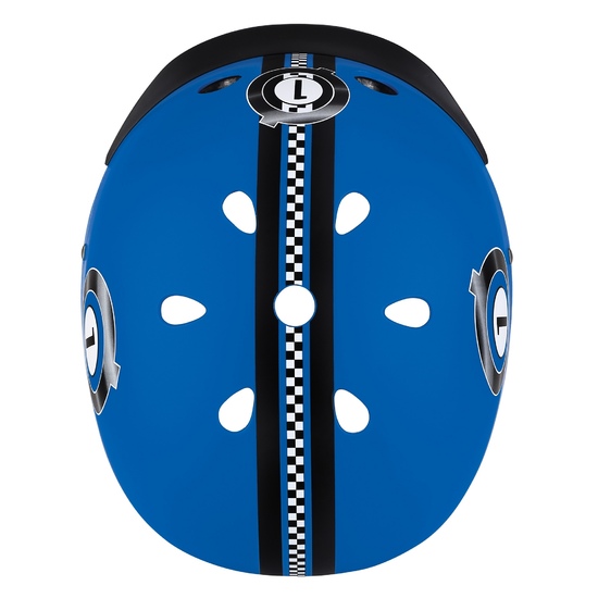Шлем детский Globber Elite Lights XS/S (48-53CM) Синий - 2