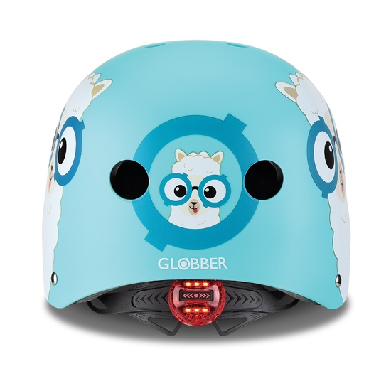 Шлем детский Globber Elite Lights XS/S (48-53CM) Голубой - 1