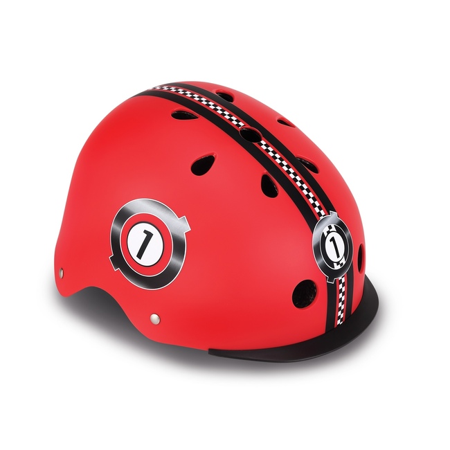 Шлем детский Globber Elite Lights XS/S (48-53CM) Красный