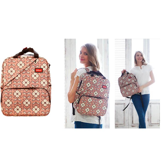 Сумка-рюкзак Sinbii bag multi — Светло - коричневый с цветами