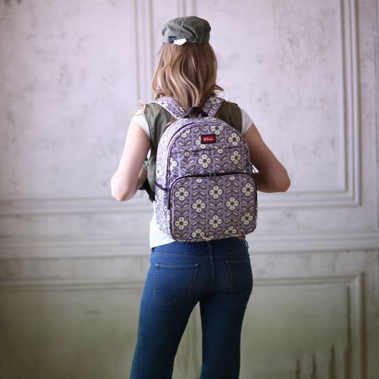 Рюкзак для родителей Sinbii Smart — Сиреневый с цветами