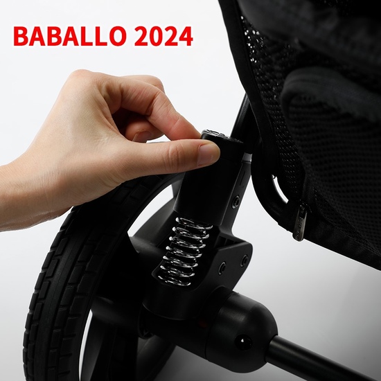 Коляска Babalo Future 2024 Черный/Черная рама - 3