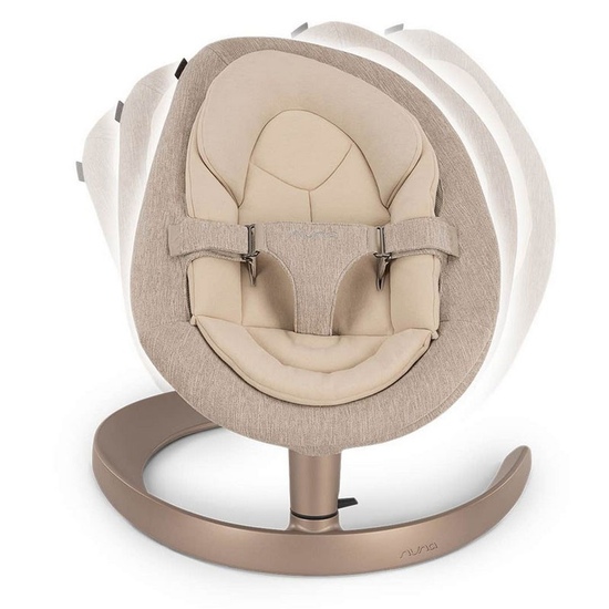 Шезлонг Nuna Leaf Grow + дуга с игрушками Sand - 2