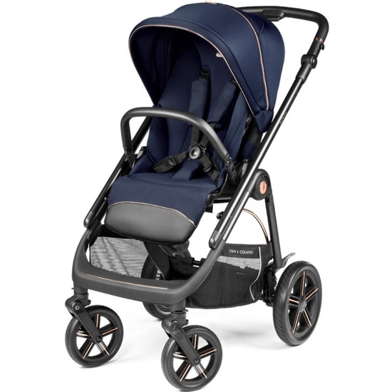 Коляска 2 в 1 Peg Perego Veloce TC Belvedere Blue Shine New - 18