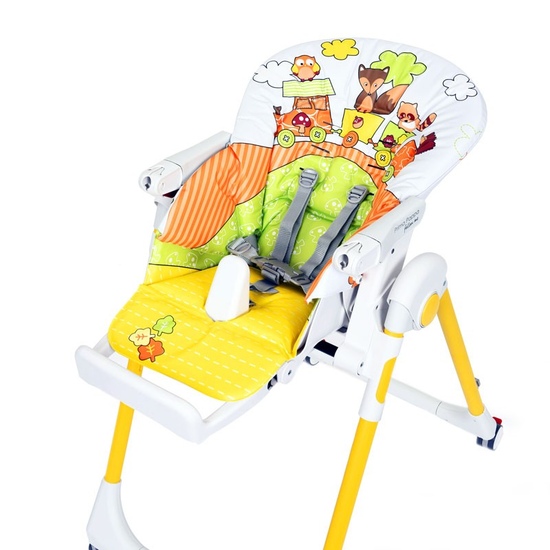 Стульчик для кормления Peg Perego Prima Pappa Follow Me Fox and Friends - 11