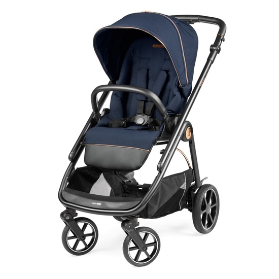 Детская коляска 3 в 1 Peg Perego Veloce SLK Blue Shine Special edition - 2