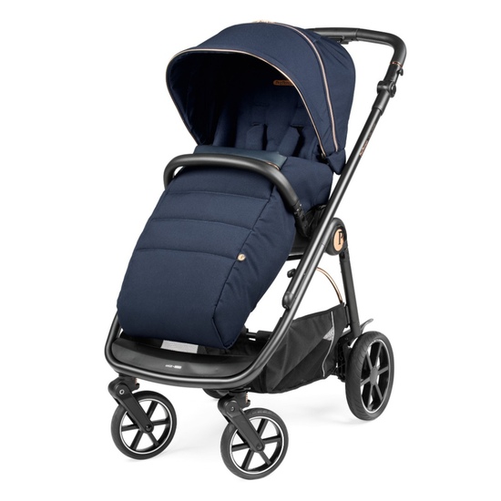 Детская коляска 3 в 1 Peg Perego Veloce SLK Blue Shine Special edition - 3