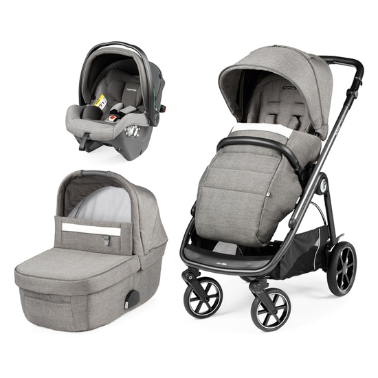 Детская коляска 3 в 1 Peg Perego Veloce SLK City Grey - 1