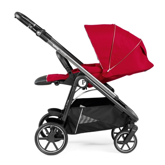 Детская коляска 3 в 1 Peg Perego Veloce SLK Red Shine - 19