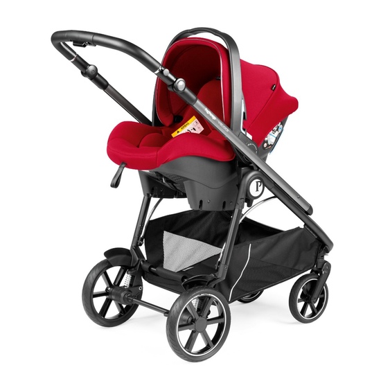 Детская коляска 3 в 1 Peg Perego Veloce SLK Red Shine - 20