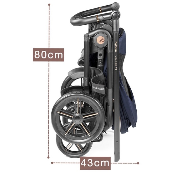 Прогулочная коляска Peg Perego Veloce TC Blue Shine NEW - 12