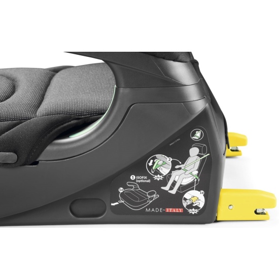 Детское автокресло бустер Peg-Perego Viaggio Shuttle Crystal Black i-Size New с подстаканником - 4