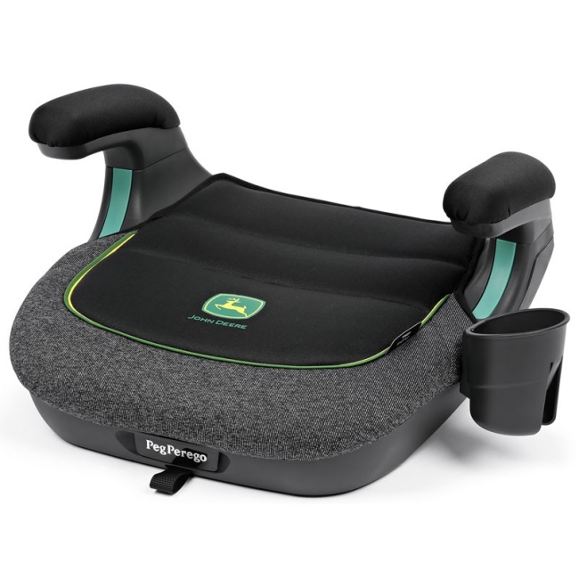 Детское автокресло бустер Peg Perego Viaggio Shuttle John Deere i-Size New с подстаканником