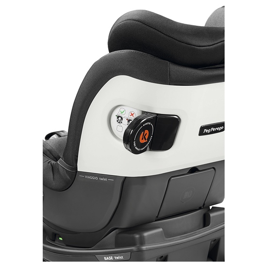 Автокресло Peg-Perego Viaggio Giro Crystal Black + база 360 isofix - 18